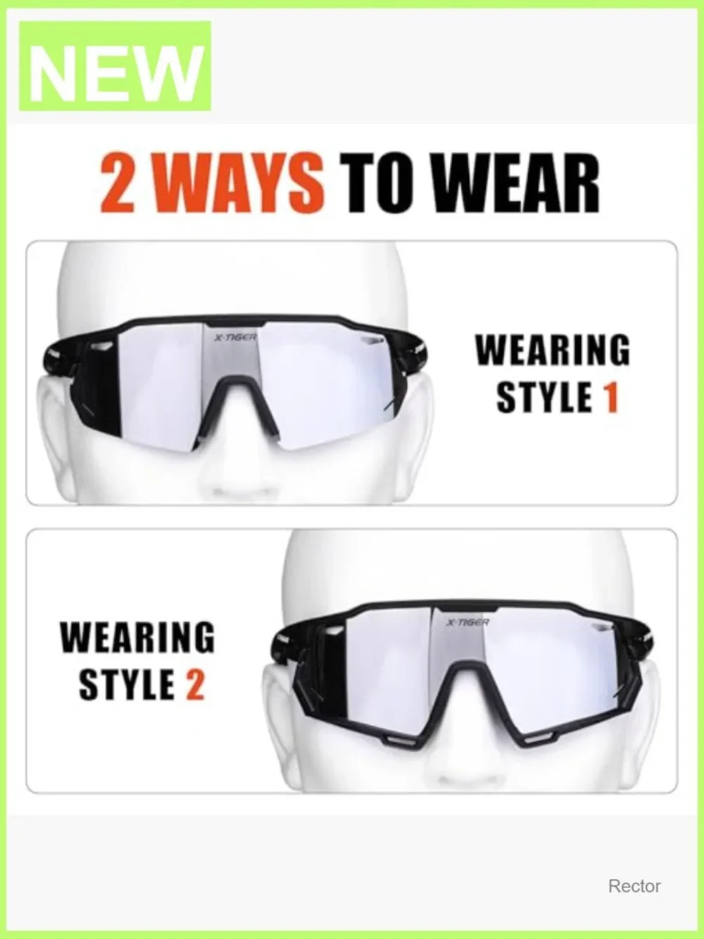 Polarized Cycling Glasses with 5 Interchangeable Lenses for Sports
